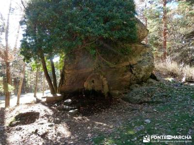 Hoyos glaciares El Nevero, Peña el Cuervo; rutas montaña madrid;viajes a tu aire